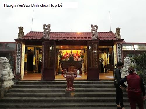 Đình chùa Hợp Lễ